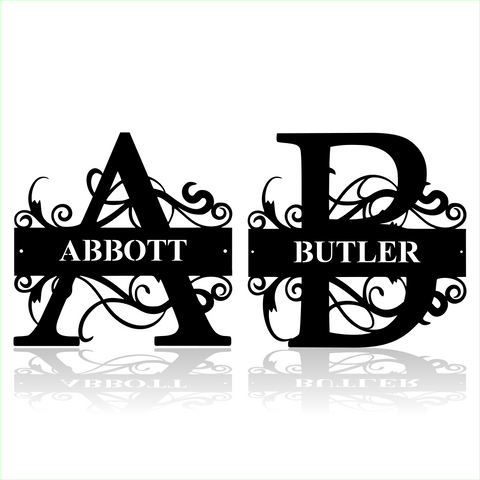 Fancy Split - Set of 2-advanced-metal-art.myshopify.com