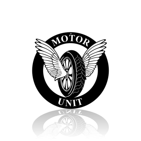 Motor Unit Police Motorcycle-advanced-metal-art.myshopify.com
