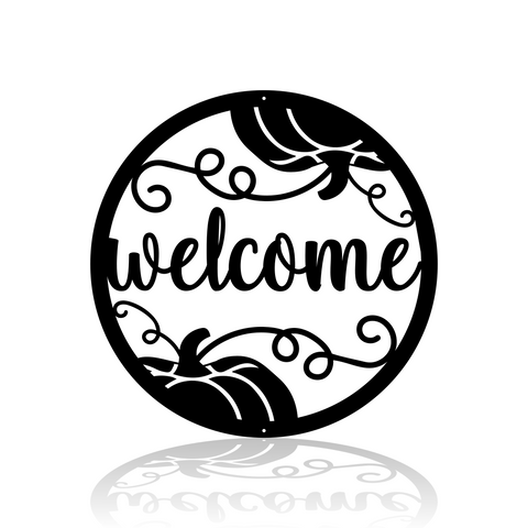 Round Pumpkin-advanced-metal-art.myshopify.com