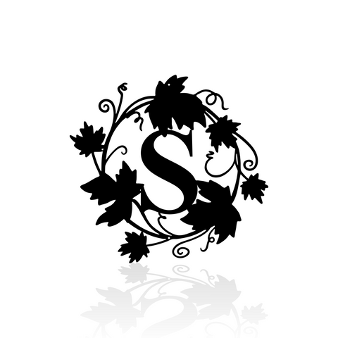 Round Leaf-advanced-metal-art.myshopify.com