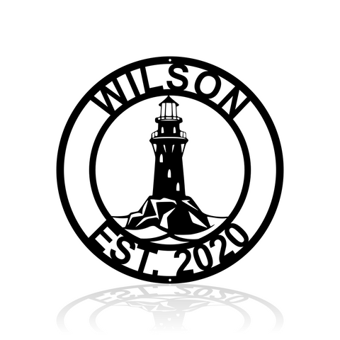 Round Lighthouse-advanced-metal-art.myshopify.com
