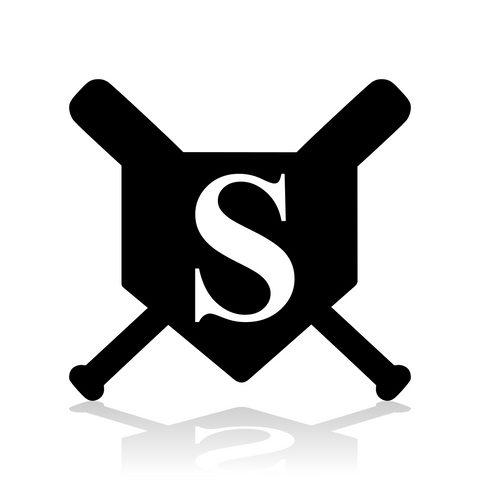 Baseball Bat & Home Plate-advanced-metal-art.myshopify.com